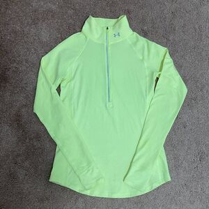 Under Armour Neon Yellow Cold Gear Long Sleeve